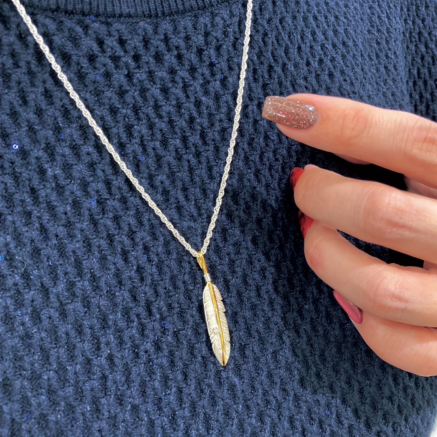 SLV Liberty Necklace L – DAVAN