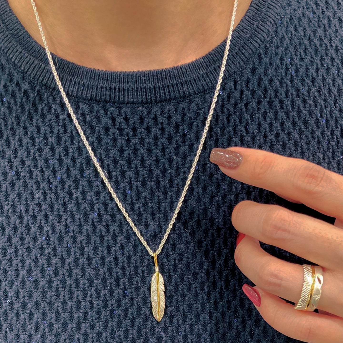 SLV Liberty Necklace L – DAVAN